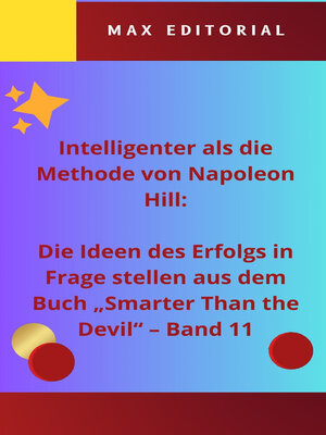 cover image of Intelligenter als die Methode von Napoleon Hill